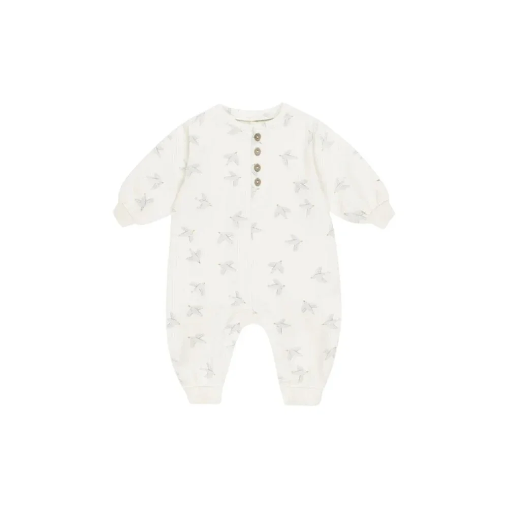 NWT - Quincy Mae ORGANIC Birds Jumpsuit​​​